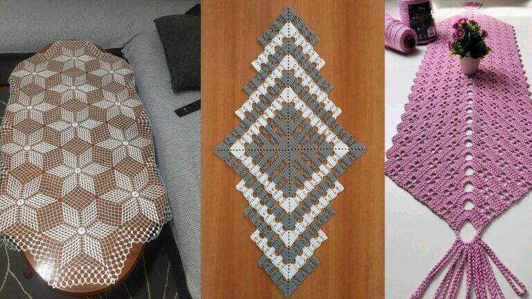 Caminhos de Mesa em Crochê com Gráficos: Guia Completo com Receita!