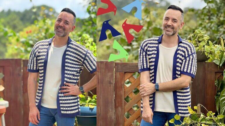 Camisa de Crochê Nautilus: A Camisa que Casa com o Verão!