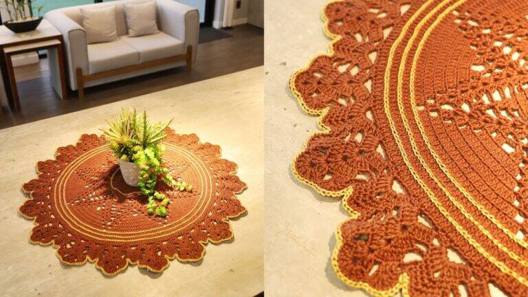 Centro de Mesa em Crochê: Detalhes que Transformam Sua Mesa!