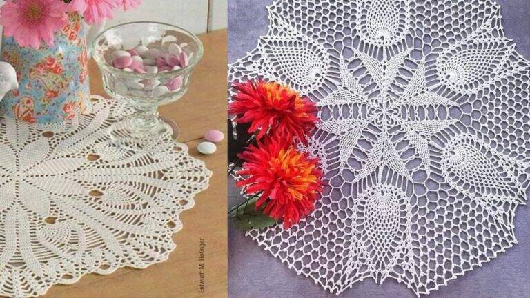Centros de Mesa em Crochê de Luxo: Aprenda a Fazer o Seu!