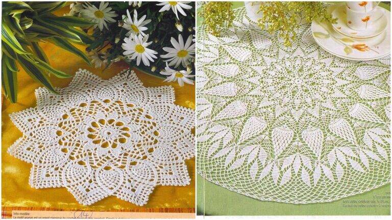 Centros de Mesa em Crochê Moderno: Peças Lindas para a Sua Decoração!