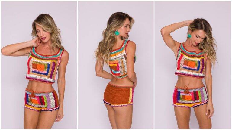 Conjunto de Crochê Fantasia: Peça Perfeita para o Verão!