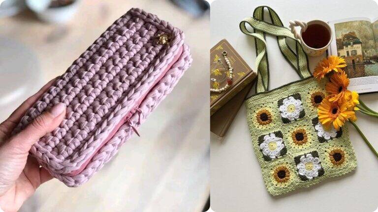 DIY de Crochê Moderno: 16 Peças Para Você se Inspirar!