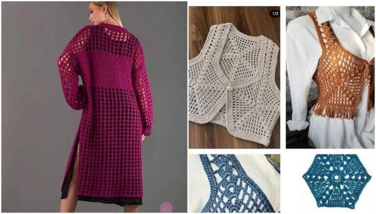 Crie Peças Incríveis com DIY de Crochê Moderno: Guia Com Gráficos!