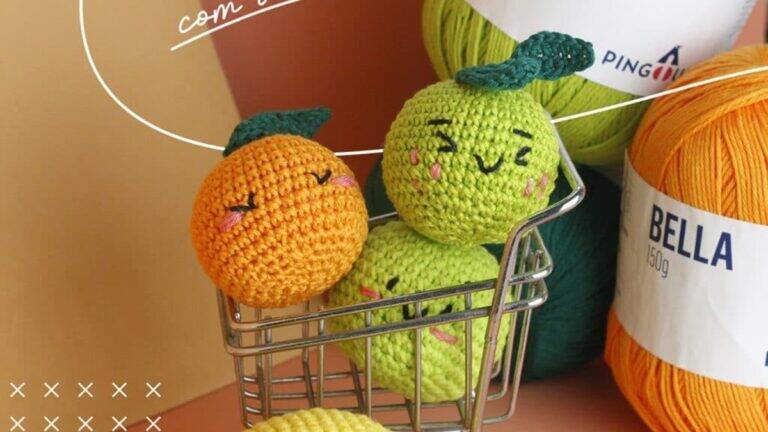 Amigurumi de Limão: Frutinhas Fofas para Sua Decoração!