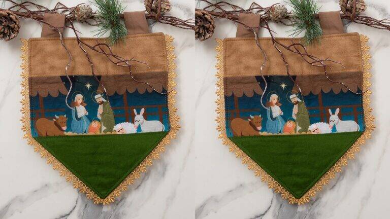 Pano Natalino em Patchwork: Uma Forma Criativa de Decoração!