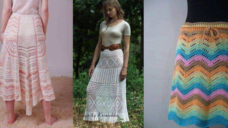 23 Saias de Crochê: As Peças Mais Lindas para Você se Inspirar!