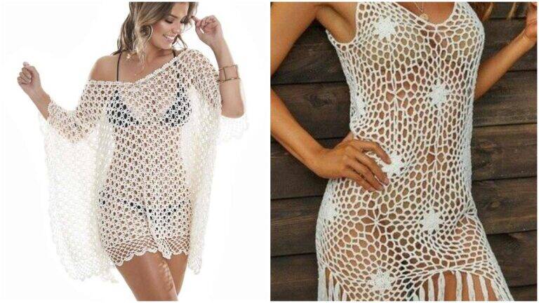 Saídas de Praia em Crochê com Gráficos Perfeitas para o Verão!