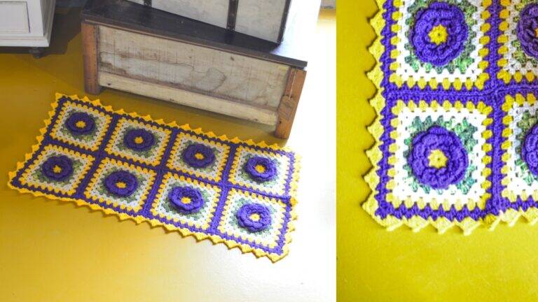 Tapete de Crochê Square: A Peça que Traz Charme para a Casa!