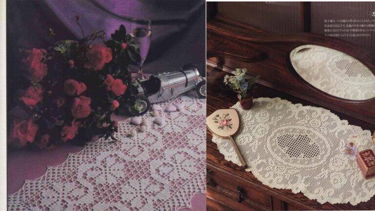 Trilhos de Mesa em Crochê: Gráficos e Inspirações para Iniciantes!