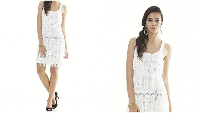 Vestido de Crochê com Franjas: Peça Linda para o Ano Novo!