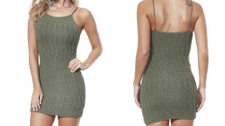 Vestido de Crochê Verde: Um Projeto Lindo e Versátil!