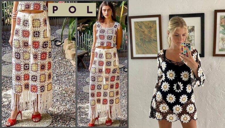 Vestidos e Saídas de Praia em Crochê: Inspiração Para Você!