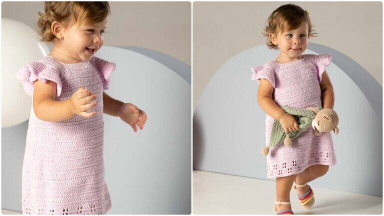 Vestido de Crochê Infantil: A Peça Mais Fofa e Charmosa!