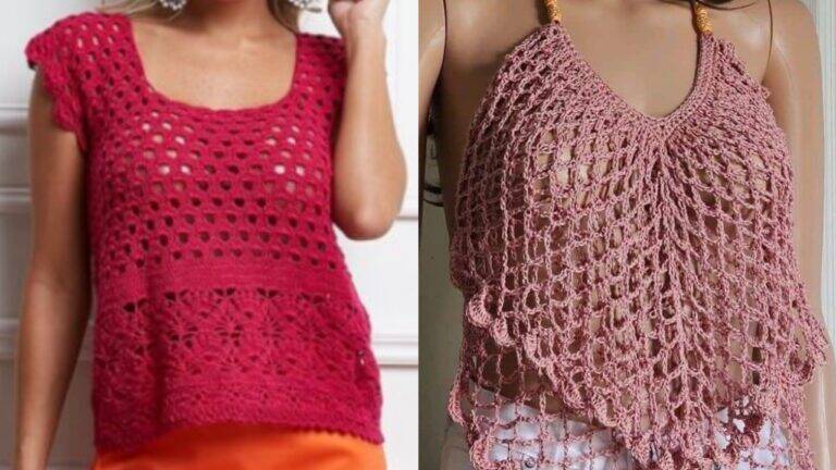 O Fascinante Mundo das Blusas de Crochê para o Verão com Gráficos