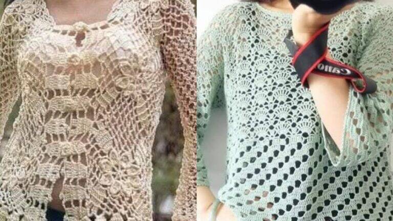 Elegância Artesanal: As Blusas de Crochê de Luxo que Você Vai Amar