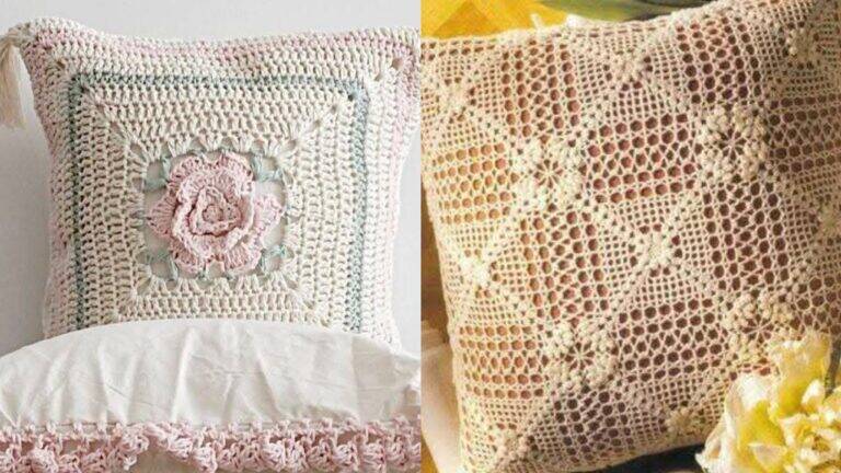 Decoração Perfeita: Almofadas de Crochê para Transformar Seu Espaço