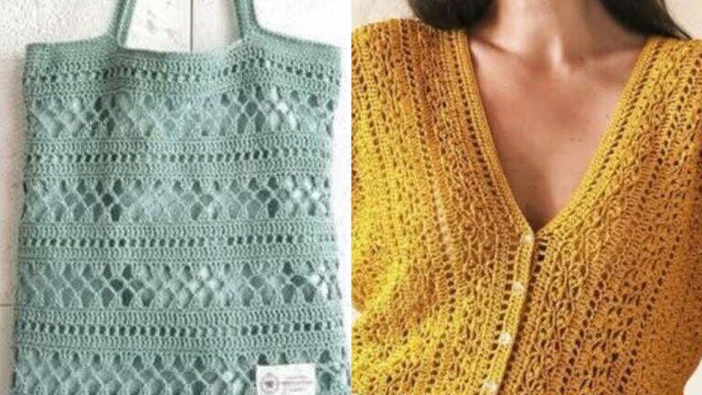 Pontos de Crochê para Criar Bolsas e Blusas: Dicas e Inspirações