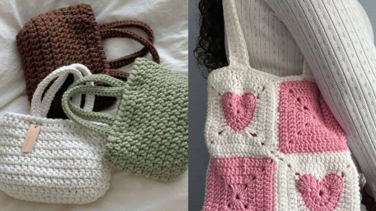 Bolsas de Crochê Simples e Bonitas: Estilo e Praticidade em um Só Lugar