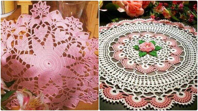 15 Toalhas de Mesa de Crochê com Gráficos Fáceis para Copiar!