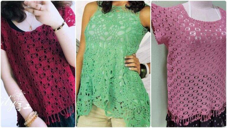 Blusas de Crochê Lindíssimas para Qualquer Ocasião!