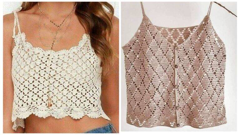 Croppeds de Crochê: Peças Lindas e Fáceis de Fazer!