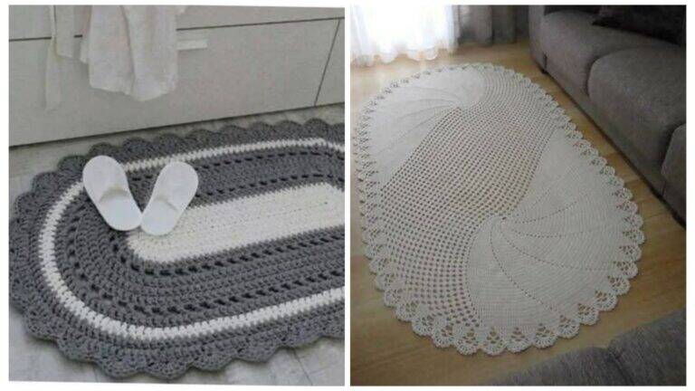 15 Tapetes de Crochê em Barbante Para Decorar a Sua Casa!