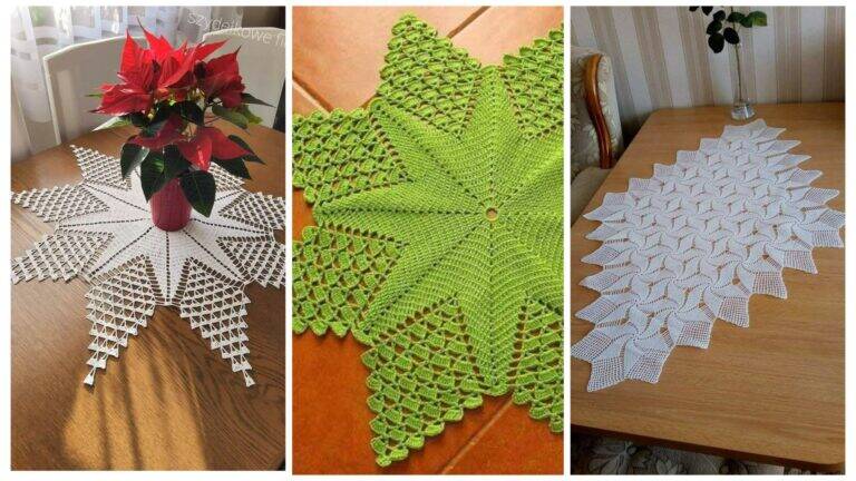 25 Caminhos de Mesa em Crochê de Luxo: Beleza e Elegância!