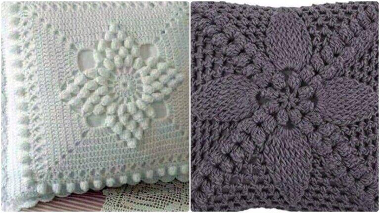 Lindas Almofadas de Crochê com Gráficos para Você Criar!