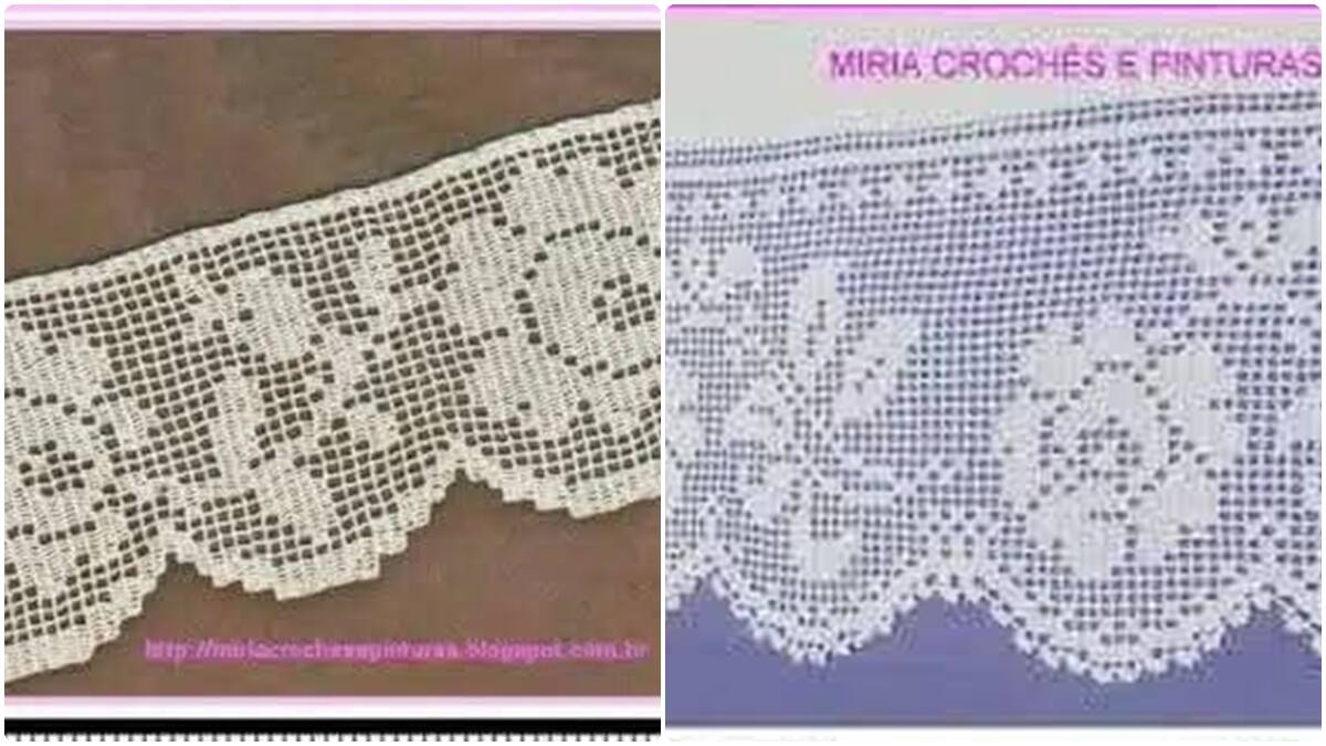 Lindos Bicos de Crochê para Adicionar ao Seus Projetos!