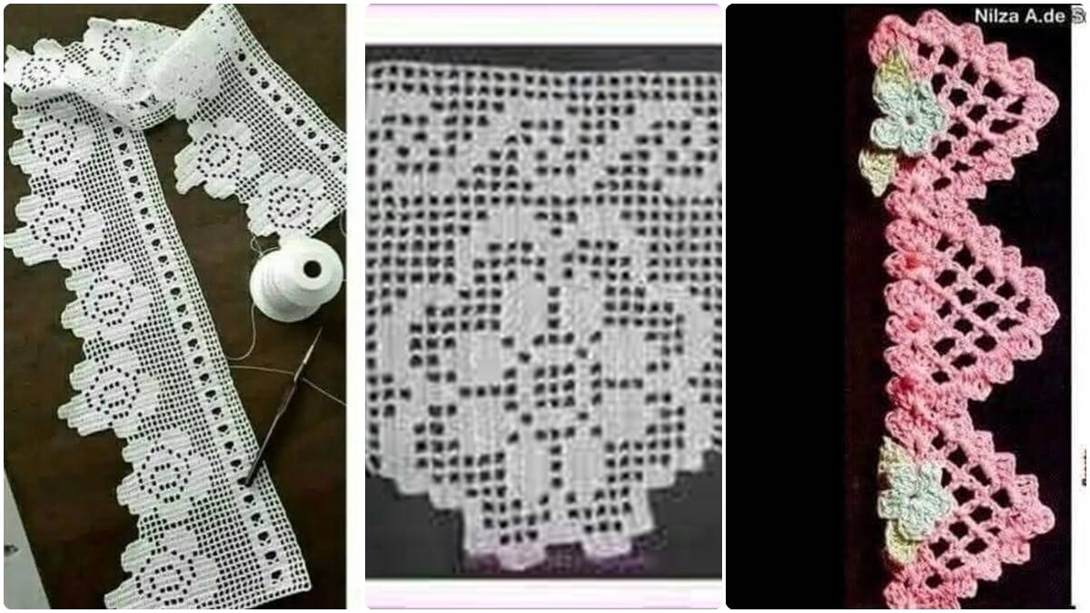 Bicos de Crochê com Gráficos: Beleza e Delicadeza para Suas Peças!
