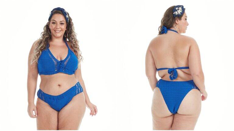 Biquíni de Crochê Onda: Peça Linda e Charmosa para o Verão!