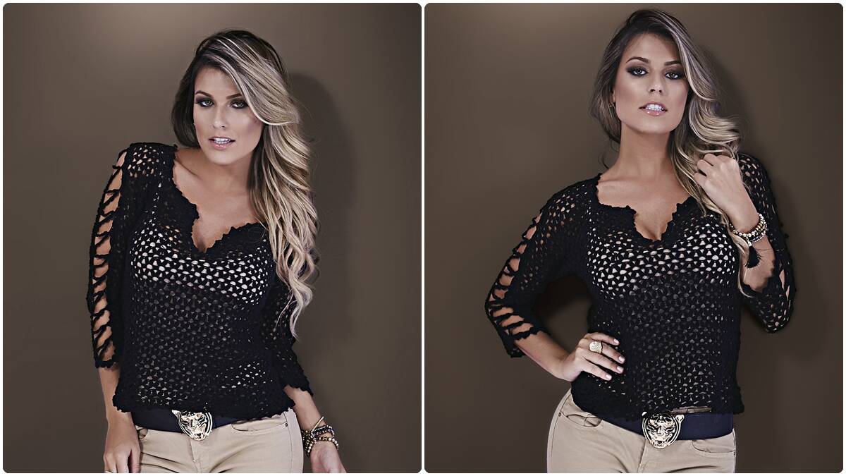 blusa de crochê