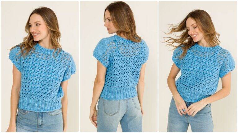 Blusa de Crochê Sara: Aprenda a Fazer essa Peça Linda!