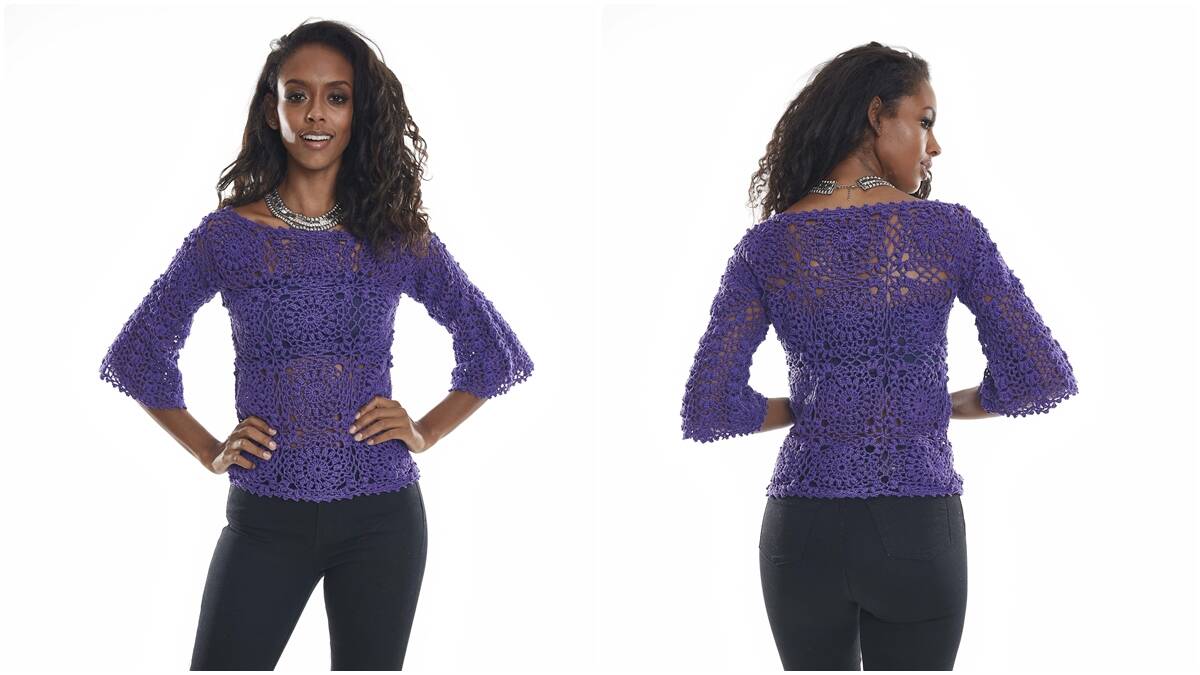 blusa de crochê
