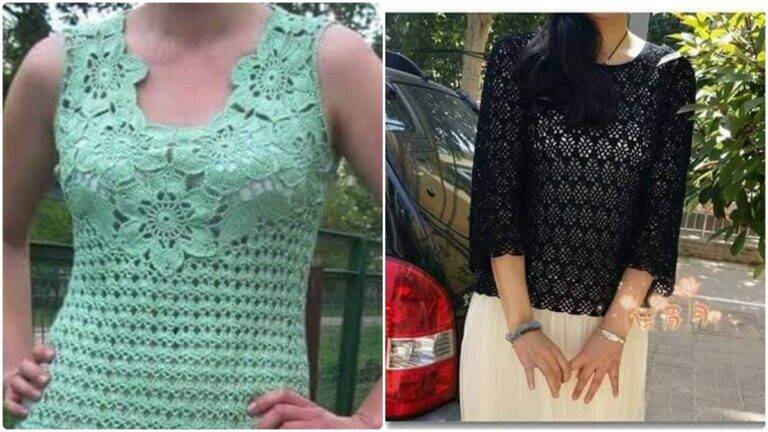 Blusas de Crochê Lindíssimas: Peças Leves e Estilosas!