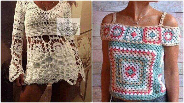 Blusas de Crochê Artesanal: Aumente Sua Rendas com Essas Peças!