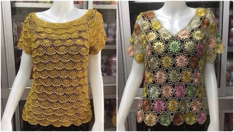 Lindas Blusas de Crochê: Estilo e Sustentabilidade!