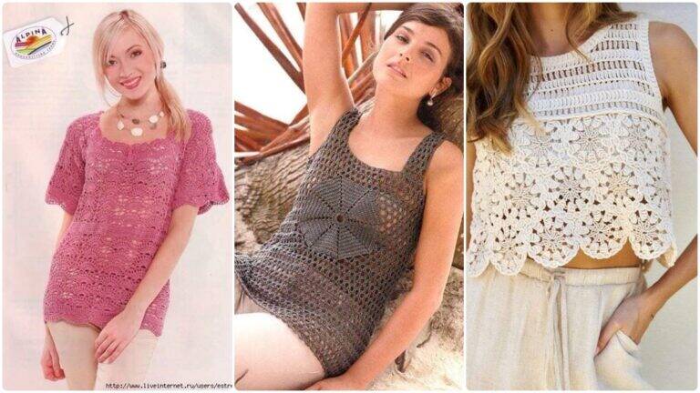 Blusas de Crochê: Peças Essenciais para o Guarda-Roupa no Verão!