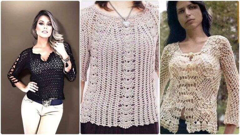 Blusas de Crochê Lindíssimas: Moda Sustentável e Charmosa!