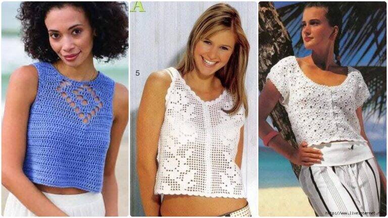 Encante-se com Blusas de Crochê Lindas para o Verão!