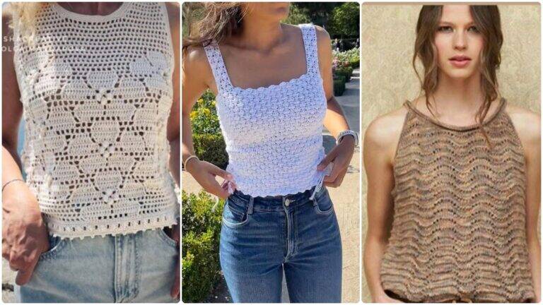 Blusinhas de Crochê: Peças Leves, Estilosas e Frescas para o Verão!