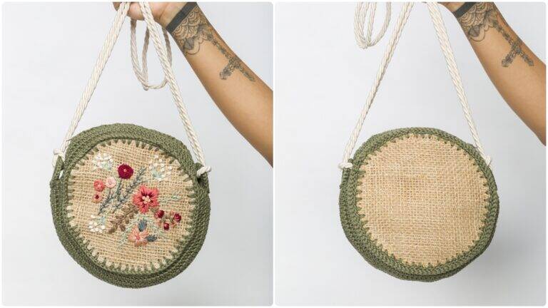 Bolsa de Crochê Jardim: Aprenda a Fazer uma Peça Leve!