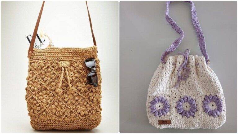 Bolsas de Crochê com Gráficos Lindíssimas para Você Criar!