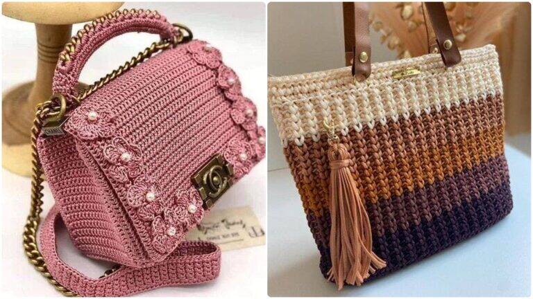 25 Bolsas de Crochê de Luxo: Modelos Excepcionais para Um Toque de Elegância e Estilo!