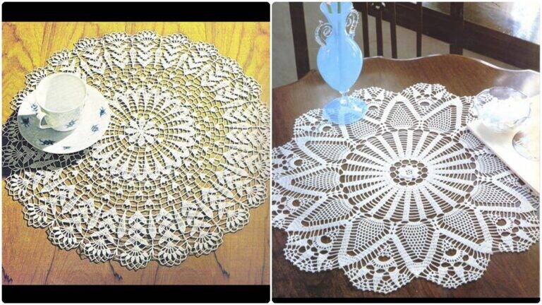 Centros de Mesa em Crochê: Gráficos e Inspirações para Você!