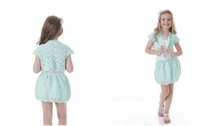 Conjunto de Crochê Infantil: Projeto Fofo para As Pequenas!