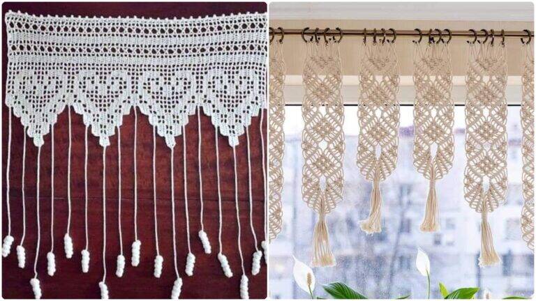 Se Inspire Nas Mais Lindas Cortinas de Crochê com Nosso Guia!