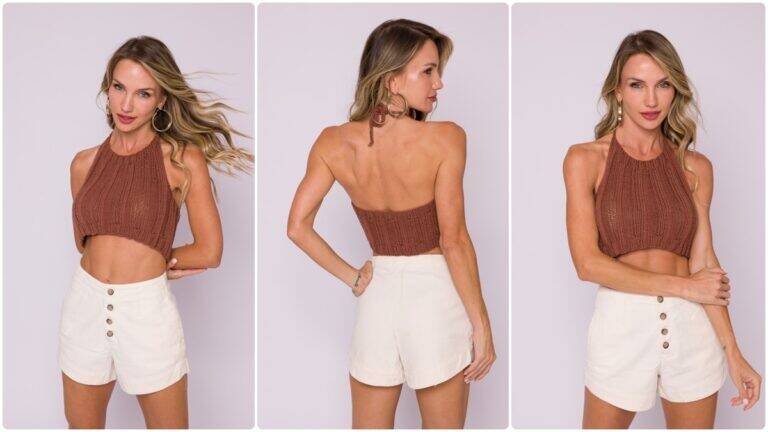 Cropped de Tricô Café: Guia Completo para Fazer o Seu!