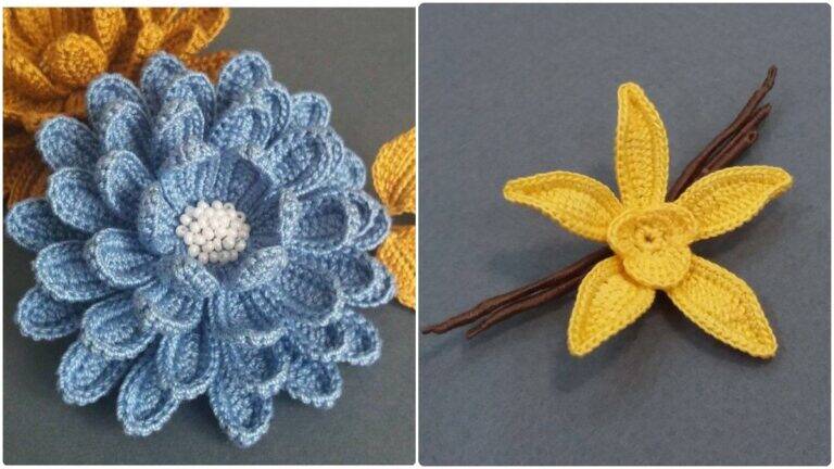 Aprenda a Usar Flores de Crochê nos Seus Lindos Projetos!